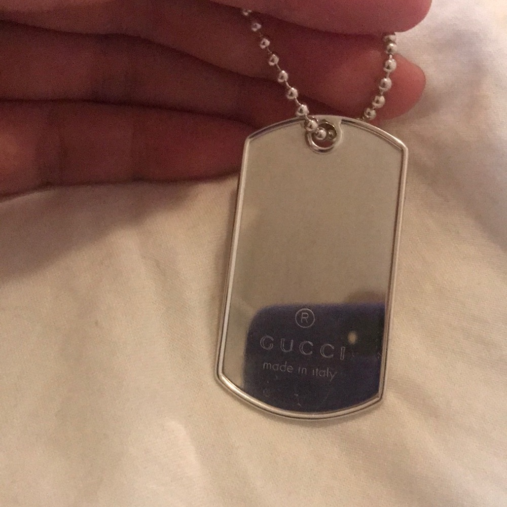 Authentic Gucci silver necklace